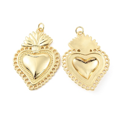 Rack Plating Brass Pendants X-KK-C021-05G-1