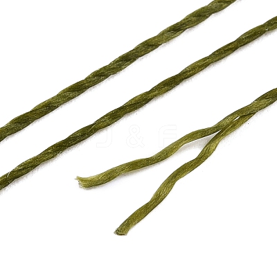 2-Ply Round Waxed Cotton Thread Cords YC-T004-01A-14-1
