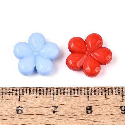 Opaque Acrylic Beads OACR-Q197-08-1