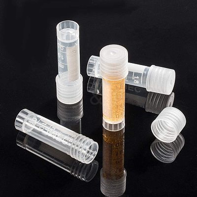Graduated Tube Plastic Bead Containers CON-PH0001-74-1