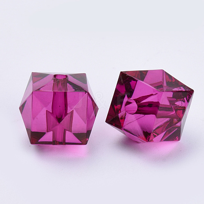 Transparent Acrylic Beads TACR-Q259-10mm-V65-1