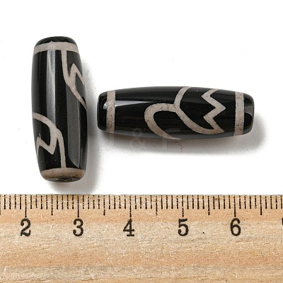 Tibetan Style dZi Beads Strands G-P526-B01-1