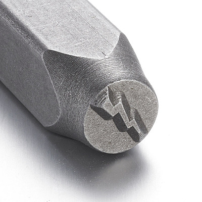 Iron Metal Stamps AJEW-WH0001-15-1