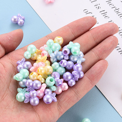 Opaque Acrylic Beads TACR-S154-42G-1
