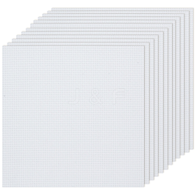 12Pcs 11CT Cross Stitch Fabric Sheets DIY-CY0002-77A-1