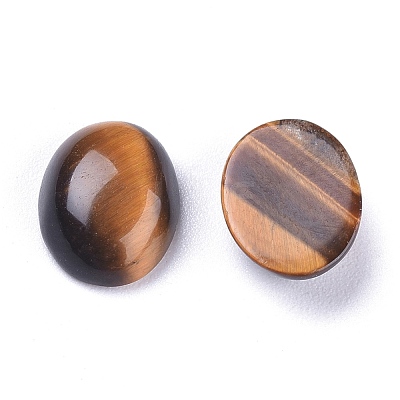 Natural Tiger Eye Cabochons G-R476-04B-1