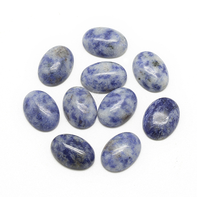 Natural Blue Spot Jasper Cabochons G-R415-18x25-45-1