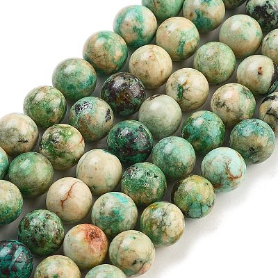 Natural Peruvian Turquoise(Jasper) Beads Strands G-Z062-A01-03-1