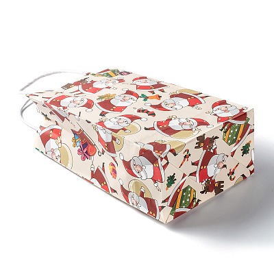 Christmas Theme Kraft Paper Gift Bags LS-CARB-L009-A02-1