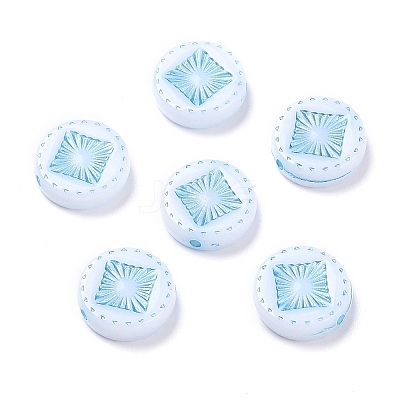 Opaque Acrylic Beads LS-OACR-G016-07G-1