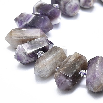 Natural Amethyst Beads Strands G-F715-043-1
