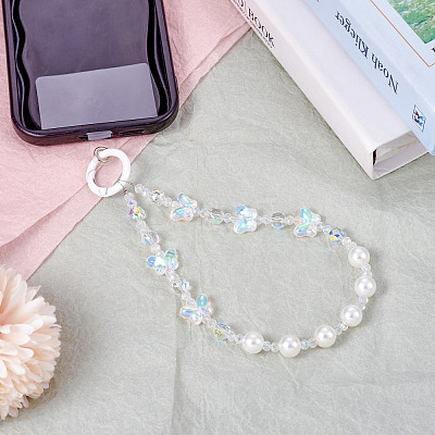 Resin Beads Mobile Straps AJEW-TAC0006-10D-1