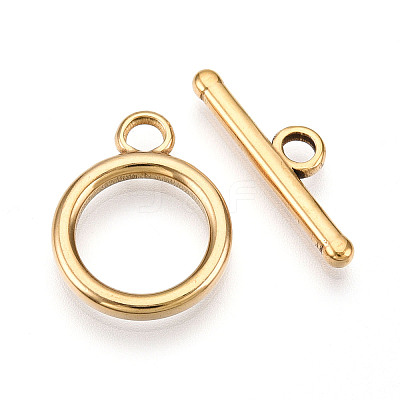 Ion Plating(IP) 304 Stainless Steel Toggle Clasps STAS-N109-27G-1