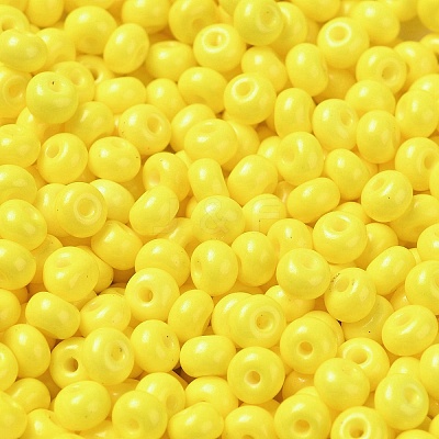 Baking Paint Glass Seed Beads SEED-B001-02A-03-1