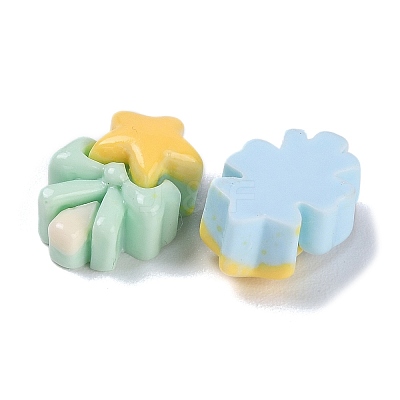 Opaque Resin Cabochons RESI-K027-33G-1