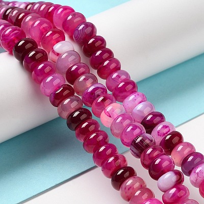 Natural Agate Beads Strands G-H295-C03-02-1