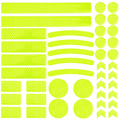 Waterproof Plastic Reflective Sticker DIY-WH0184-88A-1
