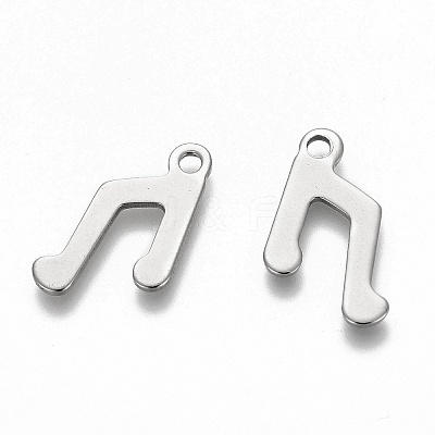 Tarnish Resistant 201 Stainless Steel Pendants STAS-Z002-03P-1