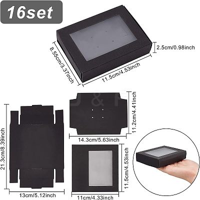 Cardboard Box with Window LS-CON-WH0086-022A-1