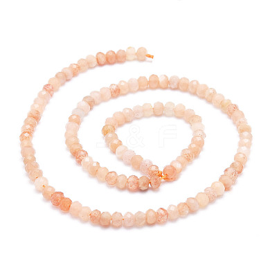 Natural Sunstone Beads Strands G-E569-H11-1