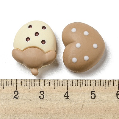Opaque Resin Decoden Cabochons RESI-F052-A05-1
