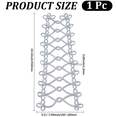 1Pc Polyester Dress Trim FIND-CY0002-05A-1