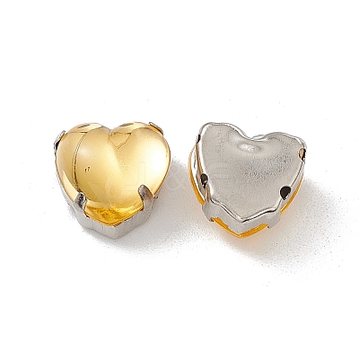 Heart Sew On Rhinestones OACR-E012-01P-09-1