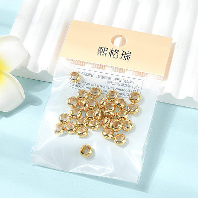 SHEGRACE Brass Beads XGRPCN832-245G-1
