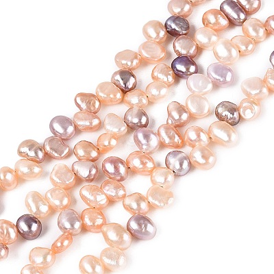 Natural Cultured Freshwater Pearl Beads Strands PEAR-N014-04P-1