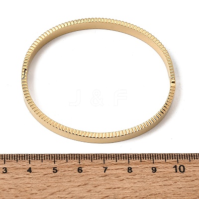 304 Stainless Steel Enamel Hinged Cuff Bangles for Women SA-CBAC920-07G-1