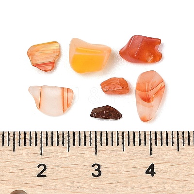 Pandahall Natural Agate Chip Beads G-M055-03-1
