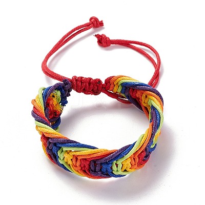 Rainbow Pride Bracelet LS-BJEW-F424-01-1