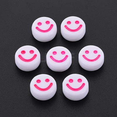 Opaque Acrylic Beads MACR-N008-55-C03-1