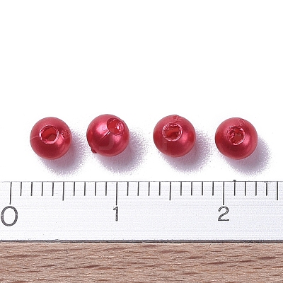 Imitation Pearl Acrylic Beads PL607-13-1