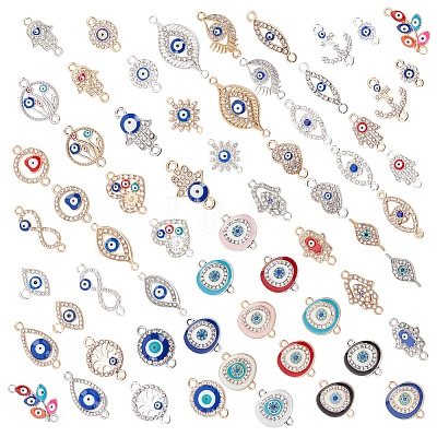 Evil Eye Jewelry Making Finding Kit DIY-NB0008-22B-1