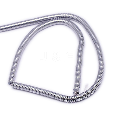Electroplate Non-magnetic Synthetic Hematite Beads Strands G-J164A-3mm-04-1