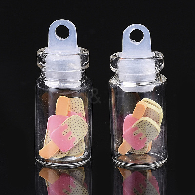 Handmade Polymer Clay Nail Art Decoration Accessories MRMJ-S046-008G-1