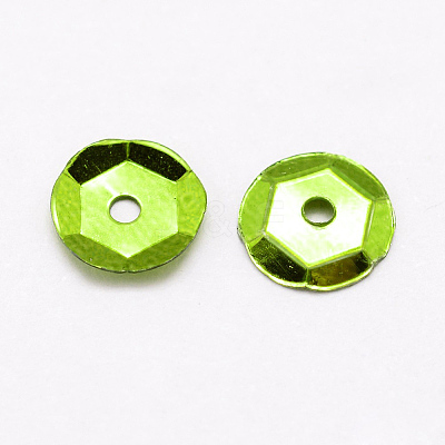 Plastic Paillette Beads PVC-A001-8mm-02-1