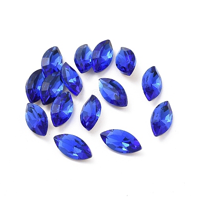 Glass Rhinestone Cabochons GGLA-P002-03A-06-1