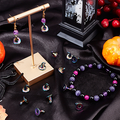 Rainbow Color Alloy Pendants FIND-BBC0001-30-1
