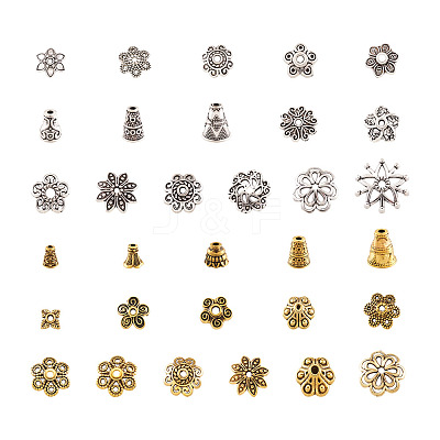 Tibetan Style Alloy Bead Cone & Cap PALLOY-TA0001-78-1