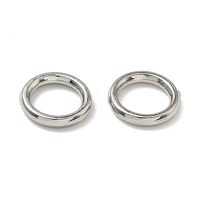 Alloy Soldered Closed Jump Rings PALLOY-H039-P-1