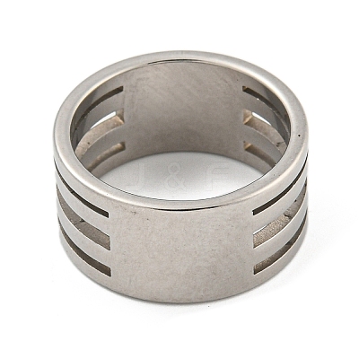 201 Stainless Steel Rings RJEW-A034-10P-1-1