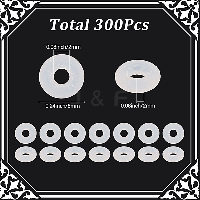 300Pcs Rubber O Rings FIND-SC0019-67-1