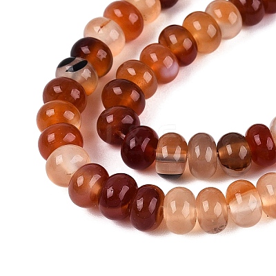 Natural Carnelian Bead Strands G-R403-4x6-16-1