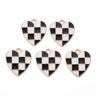 Alloy Enamel Pendants X-ENAM-S121-176D-RS-1