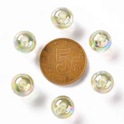 Transparent Acrylic Beads MACR-S370-B10mm-728-1