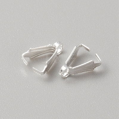 Alloy Ice Pick Pinch Bails KK-WH0111-356S-1