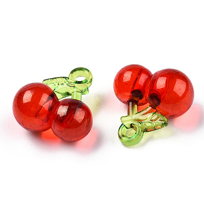 Transparent Acrylic Pendants X-TACR-CJC0010-04-1