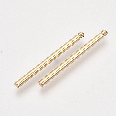 Brass Bar Pendants KK-S348-385C-1